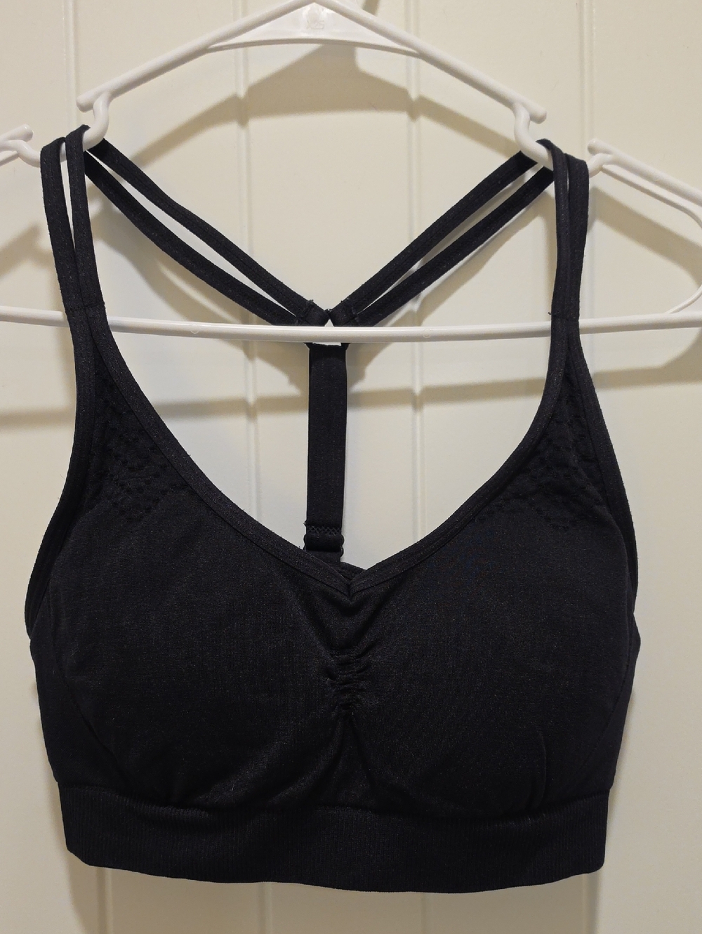 Yogalicious Black Strappy Racerback Sports Bra Size Small - Picture 4 of 4
